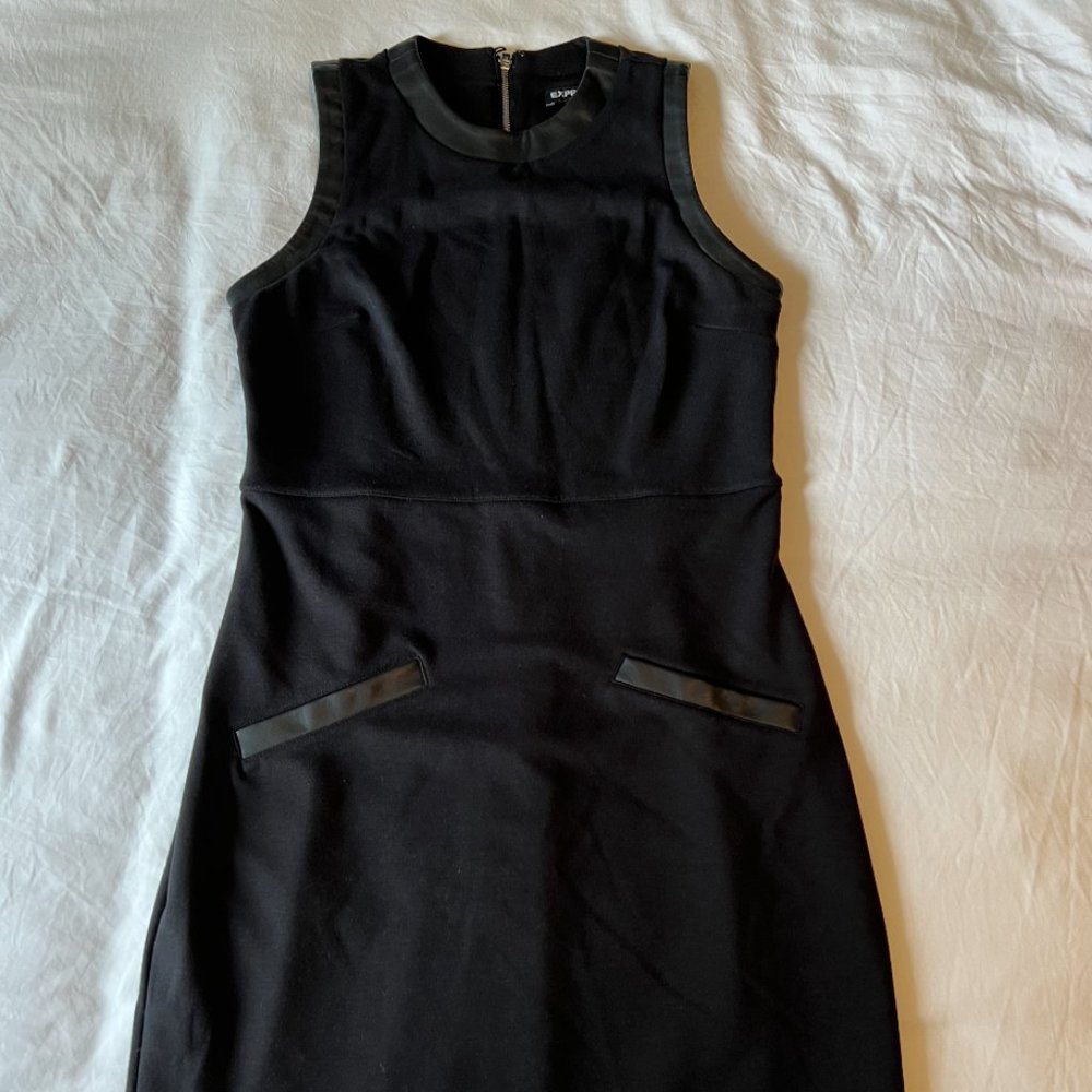 Express Women's Black Sleeveless Bodycon Dress